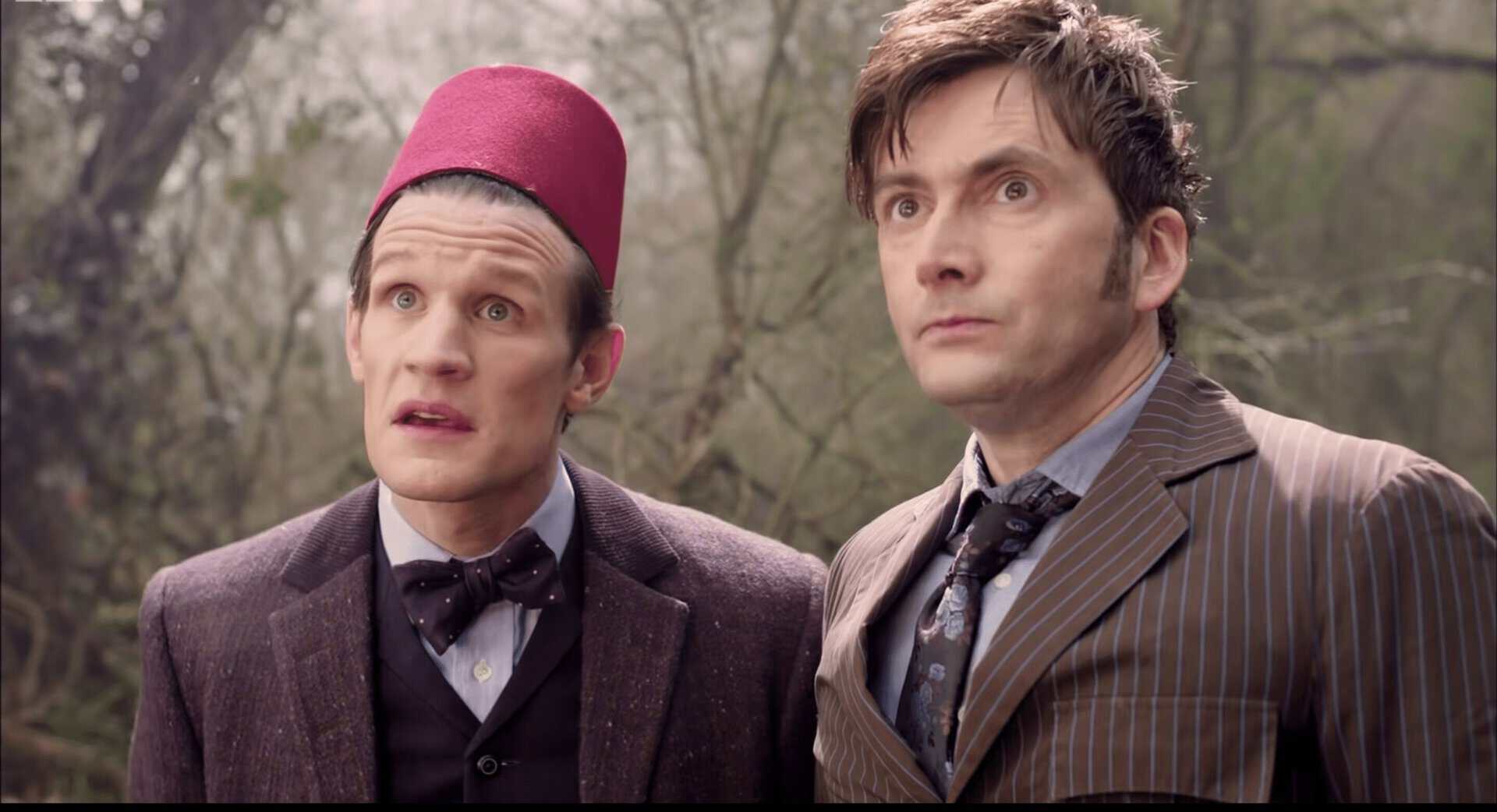 David Tennant and Matt Smith.