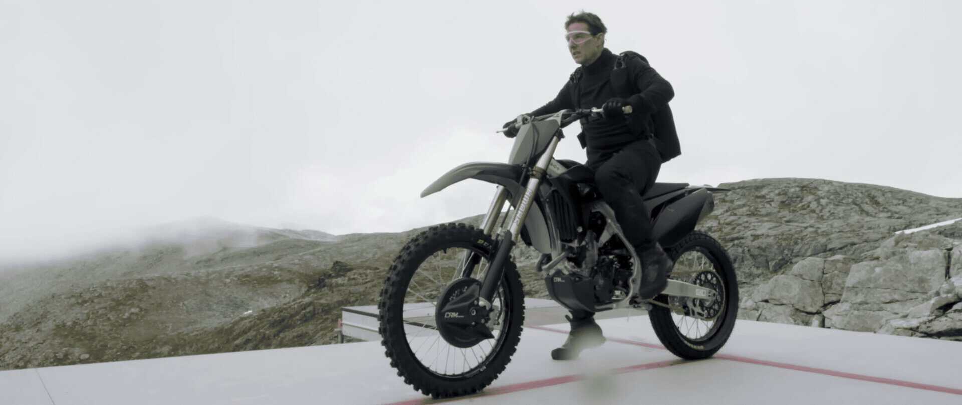 Mission Impossible 7's Bike Stunt.