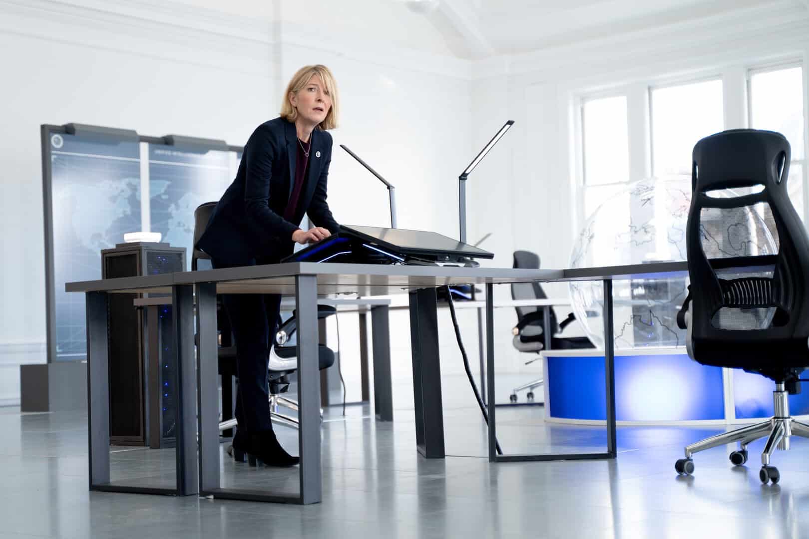 Jemma Redgrave as Kate Stewart.
