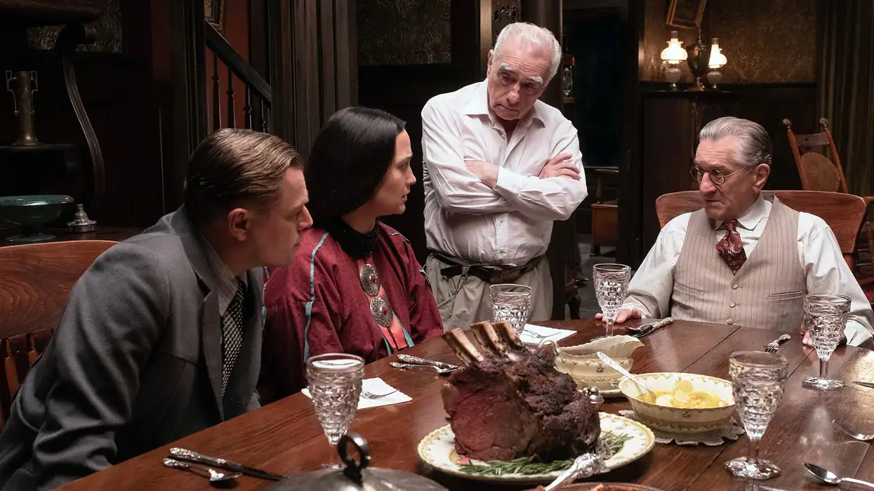 Behind the scenes of Killers of the Flower Moon. (Photo: Apple)