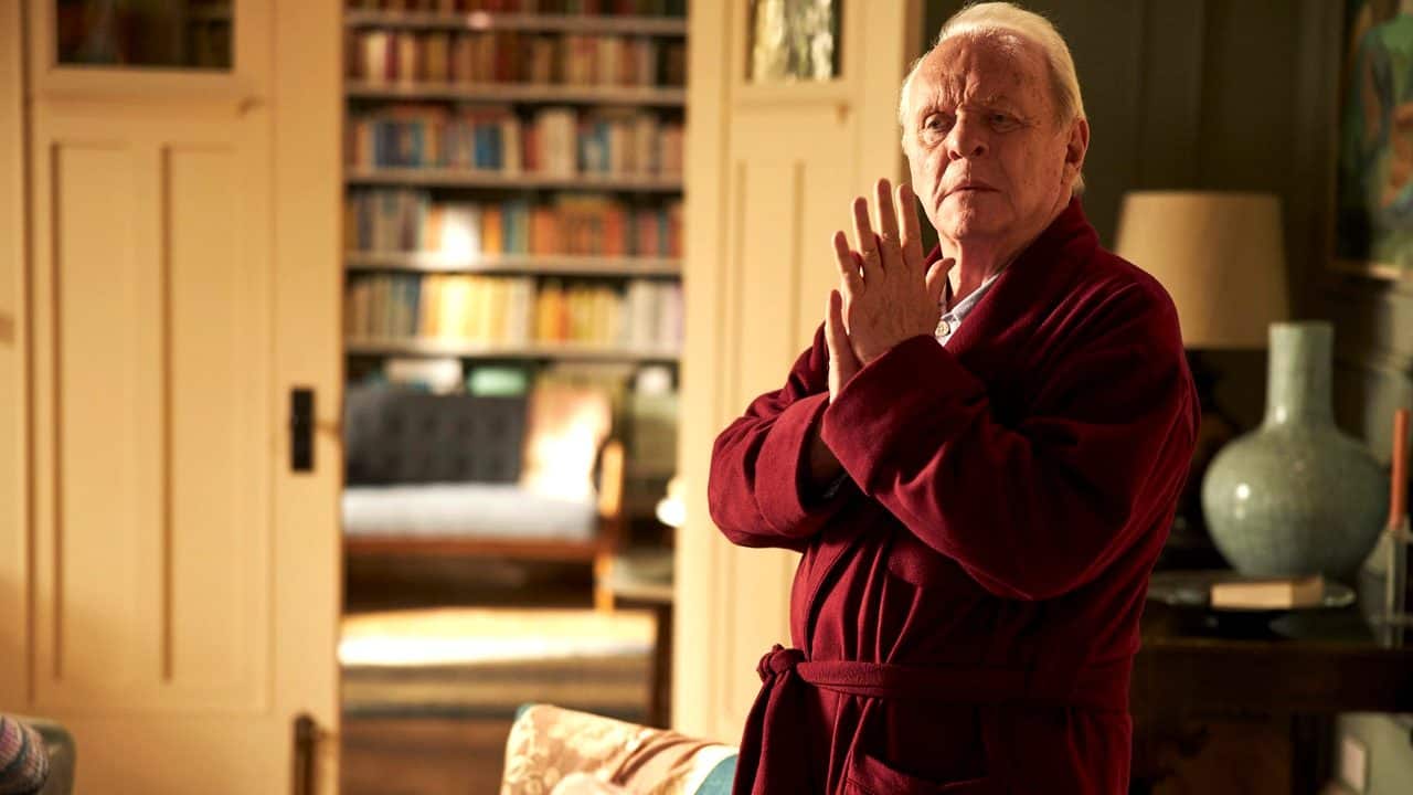 Anthony Hopkins as Anthony in The Father.