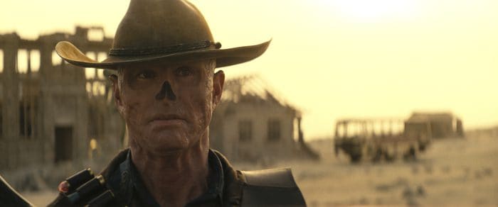 Walton Goggins as The Ghoul. (Pic: Prime Video).