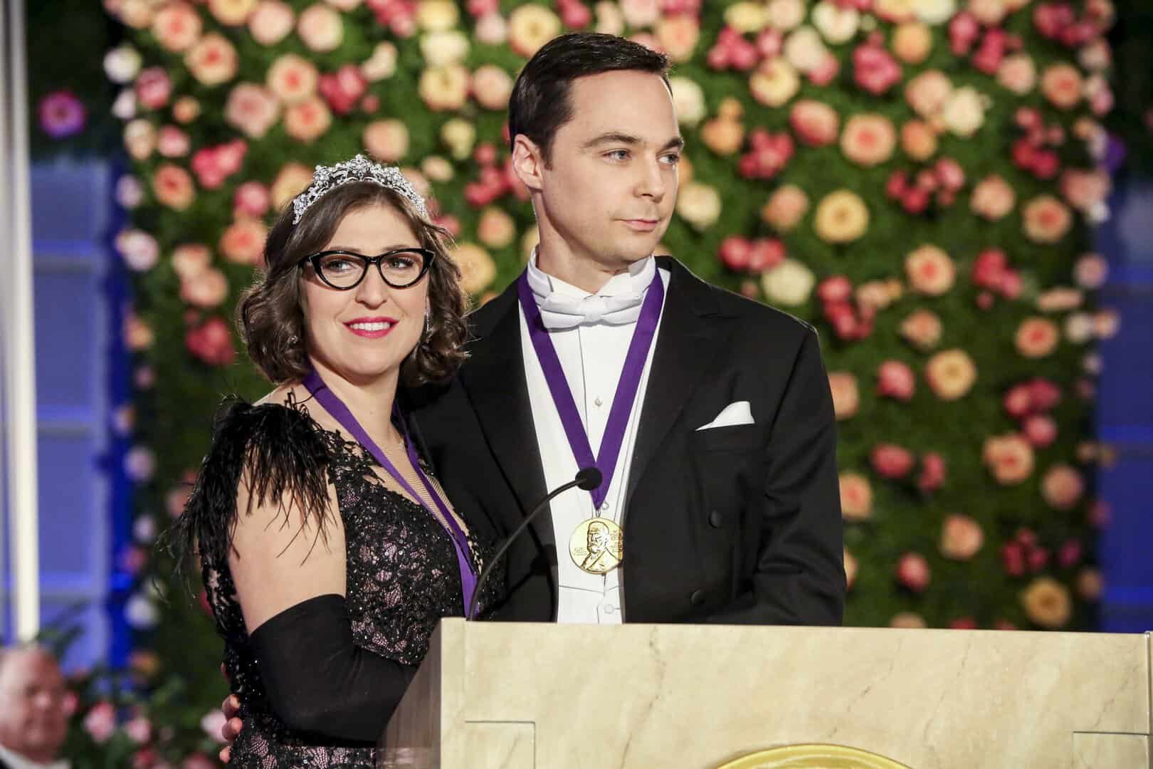 Sheldon and Amy. (Pic: Michael Yarish/CBS).
