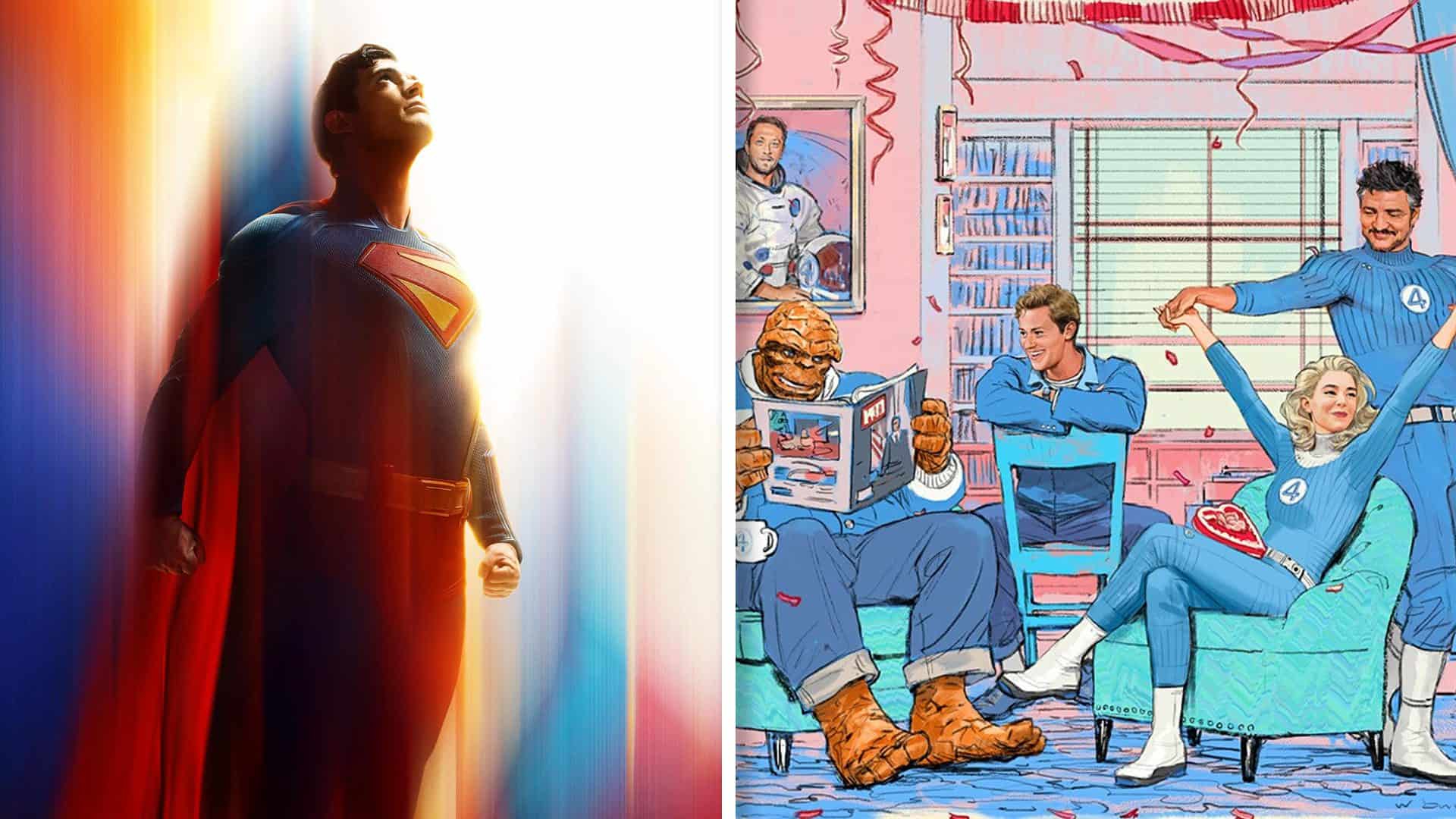 Fantastic Four First Steps Superman Side-By-Side Thumbail Comparison